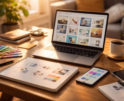 Cum îți găsești clienți ca graphic designer fără să te simți ca un vânzător de aspiratoare